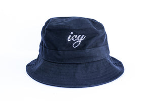 ICY Rhinestone Bucket Hat